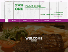 Tablet Screenshot of peartreepub.co.uk